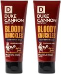 Duke Cannon Bloody Knuckles Hand Repair Balm - 3 oz Tube | Moisturizes Dry, Cracked Hands | Lanolin-Enriched, Non-Greasy Formula | Unscented, 2-Pack