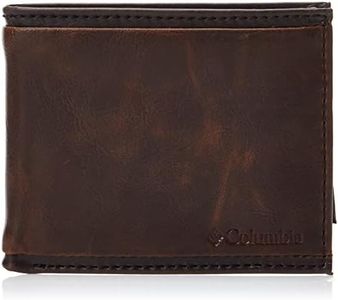 Columbia Men's Rfid Blocking Passcase Wallet Accessory, brown Deschutes, One Size