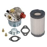 OuyFilters OxoxO Carburetor Carb kit Compatible with Tecumseh 632795 632795A TVS75 TVS90 TVS100 with Air filter compatible with 35066 63087a 30-301 Engine