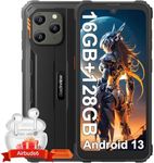 Blackview BV5300 Plus Rugged Smartphone Android 13, 16GB RAM+128GB ROM/2TB, 6580mAh 10W Fast Charge, 13M+5MP Waterproof Camera, 6,1" HD+, 4G Dual SIM IP68/IP69K Rugged Mobile Phone,Face ID -Orange