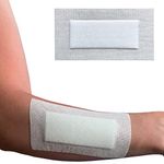 Pack of 10 Cutiderm Adhesive Sterile Wound Dressings - Suitable for cuts and grazes, Diabetic Leg ulcers, venous Leg ulcers, Small Pressure sores (80mm x 150mm)