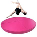 Pole Dance Crash Mat, Safety Protection Pad, Steel Pipe Crash Mat, Foldable Safety Dancing Cushion, for Fitness Gymnastic Yoga Exercise Home Workout,002,150×10cm