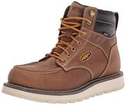 KEEN Utility Men's Cincinnati 6" Soft Toe Waterproof Work Boot, Belgian/Sandshell, 7 UK