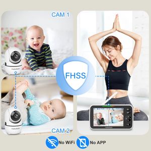HelloBaby Baby Monitor with 2 Cameras – Video Surveillance System