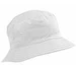 Adventure Togs Kids Bucket Hat - Kids Sun Hat for Girls or Boys with, UV Sun Protection - Microfibre Quick Drying Sun Hat for Kids UPF 40+, White, 56cm