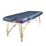 Master Massage Universal Fabric Fitted Pu Vinyl Leather Ultra-durable Protection Cover Sheet for Massage Tables, Royal Blue, 1count