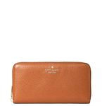 kate spade new york Leila Large Continental Wallet In Warm gingerbread