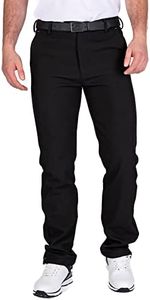 Island GREEN Mens 2022 All Weather Windproof Golf Trousers Black