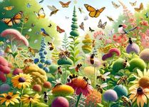 Jigsaw Puzzles 1000 Pieces for Adults jigsaw puzzles for adults 1000 Piece Puzzle Educational Games-Spring Butterflies & Bees.