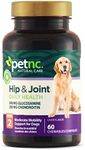 PetNC Natural Care Hip and Joint Health Moderate Chewables for Dogs, 60 Count
