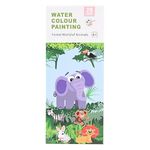 Sassyvilla water painting colouring books for Kids Party return gifts Activity Coloring Forest animal theme Books Watercolor with 1 Paint Brush 20 Sheets 2-5 Years Old Enhance Kids Creativity