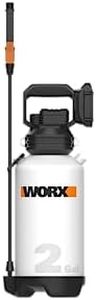 Worx WG829 20V Power Share 2-Gallon Cordless Yard Sprayer, Black, White