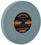 AmaCupid Bench Grinding Wheel 6 inch, Green Silicon Carbide Abrasive. for Sharpening Carbide Tools, Products of Non-Metallic Materials. 1/2" Arbor, 3/4" Thickness, 80 Grit