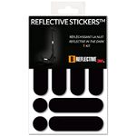 B REFLECTIVE 3M® E-RIDE STANDARD™, Kit of colored reflective stickers for 2 Scooters, Electric Unicycles and other Personal Motorized Mobility Devices, 3M Technology™, Black