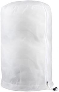 Zorvafit 120x180cm Winter Plant Protection Cover – White Drawstring and Zipper Frost Protection for Garden, Balcony, and Outdoor Plants