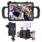 MegaMount Multimedia Rig Case Video Stabilizer for Apple iPad 10.2 inch [Latest 8th and 7th Gen Only] Attach Lenses, Lights, Microphones. Great for Live Conferencing, Video Recording, Mounts on Tripod