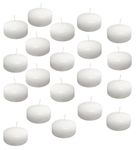 Light Jewels Oyster Floating Candles | White Unscented Dripless Wax Discs White Unscented Dripless Wax Discs Burn Time 2 Hours approx