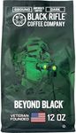 Black Rifle Coffee Company Beyond Black, Dark Roast Ground Coffee, 12 OZ Bag
