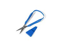 HOMECRAFT Easi-Grip Scissors with Pointed Tip, 1.75" Blade, Lightweight and Easy to Use Scissors for Cutting, 4.5" Long Scissor for Children, Elderly, Disabled, Easy Grip Safe Handle Scissors