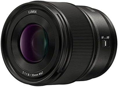 Panasonic LUMIX S Series Camera Lens, 35mm F1.8 L-Mount Interchangeable Lens for Mirrorless Full Frame Digital Cameras, S-S35 Black