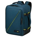 American Tourister Take2Cabin - Wizz Air/Vueling Cabin Bag 30 x 20 x 40 cm, 26.5 L, 0.60 kg, Hand Luggage, Airplane Backpack S/M Underseat, Blue (Harbor Blue)