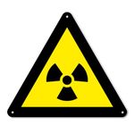 Caution Radioactive Material Danger Sign - 8 Inch Triangle PVC Safety Sign - Premium PVC Sign For Workplace Warehouse Jobsite OSHA Regulation - Weather Proof Fade Resistant - Made In USA - PVC0031