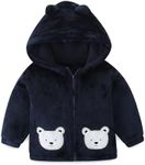 Baby Girls Boys Warm Adorable Hooded Zip Up Coat for Fall Spring Outerwear Kids Jacket 3-4T Kids Outwear Jacket