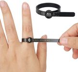 Upgraded Ring Sizer Measuring Set Reusable Finger Size Gauge Measure Tool Jewelry Sizing Tools 1-17 USA Rings Size