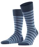 FALKE Men's Happy Box 5-Pack Socks Cotton Black Grey Blue Mix Plain Patterned To Wear All Year Round With Casual Or Dress Looks Or At Work Multipack 5 Pairs