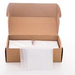 Virgin White Terpene Proof 4''x4'' Non-Stick PTFE Sheet for Packing Concentrate Shatter (Silicone Free) 1000 Packs