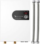 Upgraded 18KW Tankless Water Heater Electric, Electric Tankless Water Heater 240V with Self Modulates to Save Water Heater with LED Display for Residential Whole House Shower