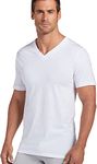 Jockey Men's T-Shirts Tall Man Classic V-Neck - 2 Pack Large Tall Diamond White