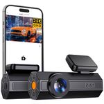 Dash Cam Front 2.5K: VEEMENT Mini Dash Cam for Cars, 1440P Car Camera with APP, WiFi Dash Cam with WDR Night Vision, 24 Hours Parking Monitor Dashcams, 170°Wide, G-Sensor