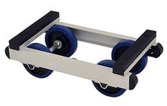 Aluminium Dolly Trolley with Rubber Wheels, Heavy Duty Furniture Dolly, Piano Moving Dolly, Capacity 550kg