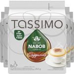 Tassimo Nabob Cappuccino Coffee Single Serve T-Discs, 263g (5 Boxes of 8 T-Discs)