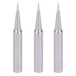 Baitaihem 3 PCS Replacement ST7 Soldering Iron Tip Set for Weller WLC100, SPG40, SP40L, SP40N, SP40NUS, SP40NKUS, WP25, WP30, WP35