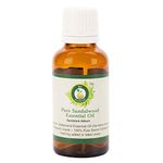 Sandalwood Essential Oil | Santalum Album | Sandalwood Oil | For Diffuser | For Body | Undiluted | For Hair | 100% Pure Natural | Steam Distilled | Therapeutic Grade | 50ml | 1.69oz By R V Essential