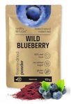 Healthy Future Jamo Wild Blueberry Powder Freeze Dried Food Perfect for Muffins Porridge Smoothies Cakes Natural Superfood No Added Sugar No Preservatives GMO-Free Gluten-Free 100 g