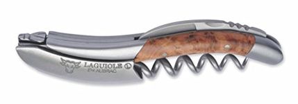 Laguiole en Aubrac Wine Opener with Juniper Handle, Brown,