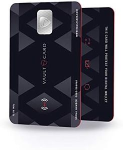 VAULTCARD - RFID Blocking & Jamming Credit & Debit Card Protection for your wallet and passport/NFC Jamming card, protects several cards at the same time