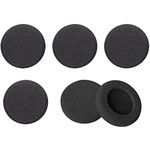 Ear Pads Replacement Pads, Replacement Ear Pads Foam, 6 Pieces Ear Pads Headphones Replacement, Ear Cushions Black Foam, Replacement Ear Pads, Ear Pads Headphones, Replacement Ear Pads for Headphones