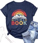 DUTUT Book Shirts Women Reading Rai