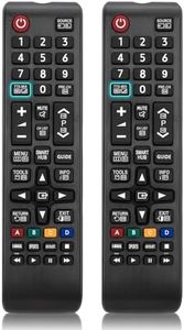 (Pack of 2) Universal Remote Control for Samsung TV Remote Replacement for All Samsung LED QLED UHD SUHD HDR LCD Frame Curved Solar HDTV 4K 8K 3D Smart TVs,with Teletext Button