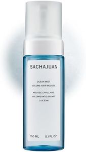 SACHAJUAN Ocean Mist Volume Hair Mousse | Lightweight Volumizing Mousse for Lift, Grip & Texture | Soft, Touchable Finish & Shine | Ocean Silk Technology | Vegan & Paraben-Free | 5.1 fl oz