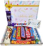 Chocolates Gift Box With Warm Wishes Card | Box 10 Chocolate Bars From Your Favourite Brands | Letterbox Gifts |