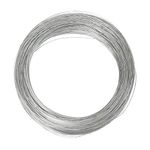 1PCS 10M Stainless Steel Spring Wire Hard Wire Rope Single Full Hard Wire 0.3-3MM Spring Steel Wire (1MM Diameter)