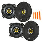 Kicker 46CSC44 - Two Pairs of CS-Series CSC4 4-Inch (100mm) Coaxial Speakers, 4-Ohm (2 Pairs)