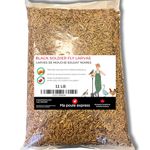 Dried mealworms Economic Alternative - Dried Black Soldier Fly Larvae (11 lb (5 kg) 1 Bag)