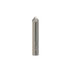 Rohit 3 Flute C-215 Solid Carbide Chamfering Mill 90 Degree Chamfer Engraving Cutter 1/4" Shank Diameter (1/4"-90 Degree)