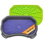 Neater Pet Brands - Neat-LIK with Protective Tray - Slow Feed Pad for Dogs & Cats